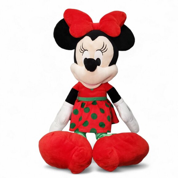 Disney Minnie Mouse Holiday Plush 22" - Picture 1 of 4
